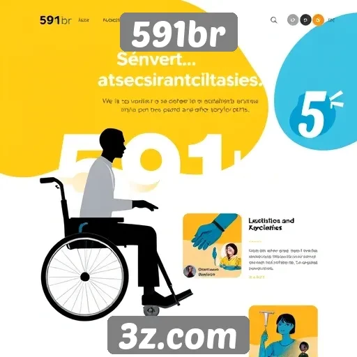 Acessibilidade e design do site 591br